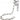 Floating Bottle Holder Chain Silver
