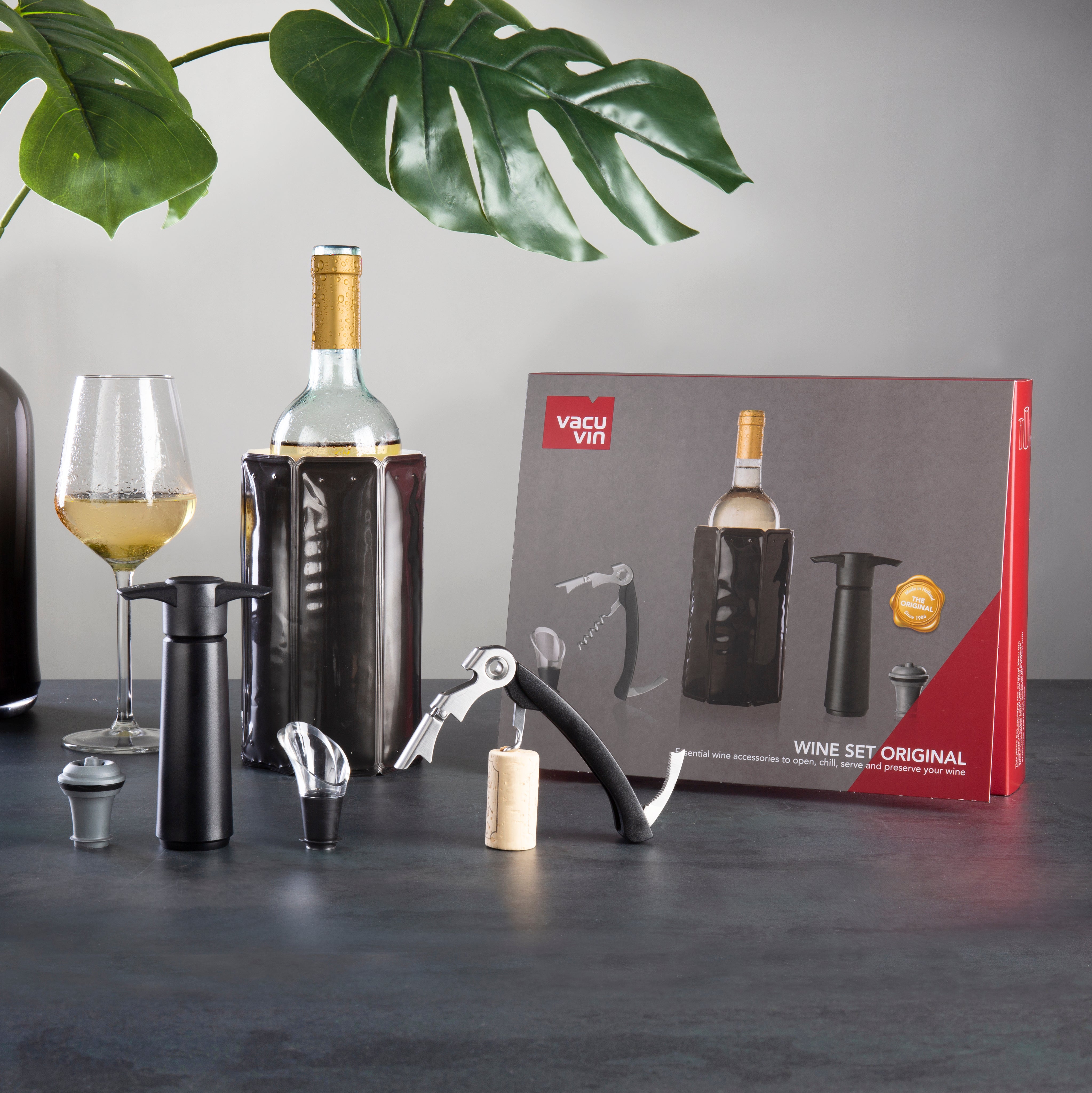 Vacu Vin Original Wine Set 5 pieces  Gift pack wine accessories – DISEVIL